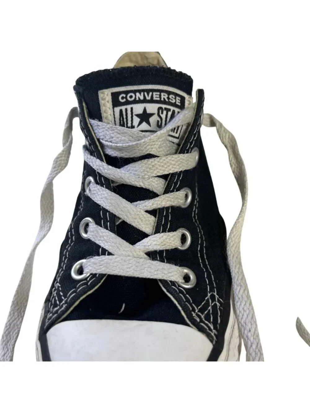 Converse All‎ Star Low Top Sneakers Shoes Kids Size 1 Blue Canvas Lace-Up